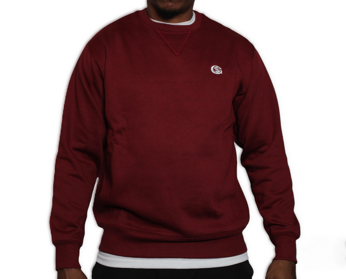 Red Wine Winter-Season Sweatshirt