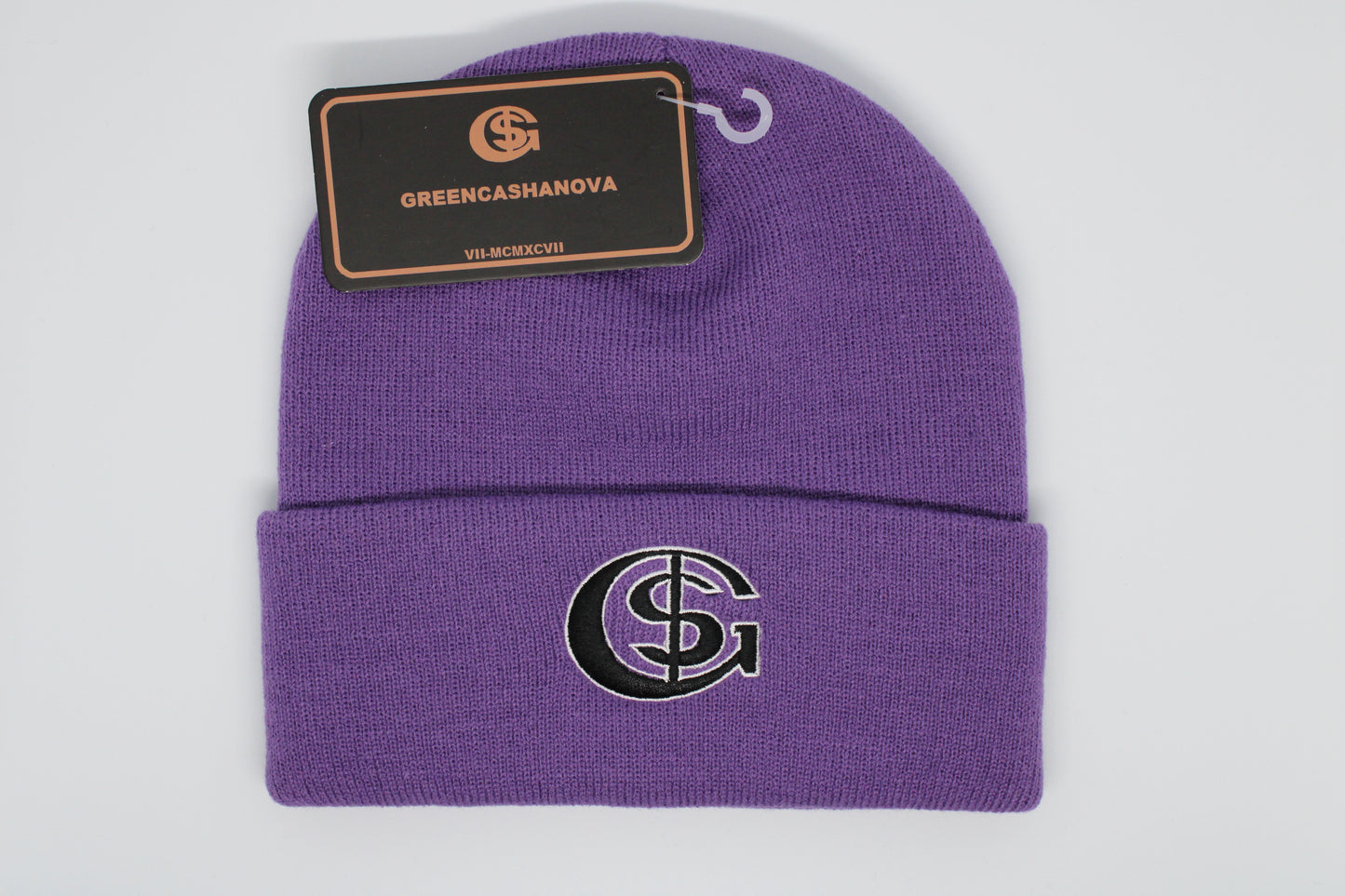 Purple-  Unisex Reversible Beanies