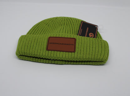 Kelly Green- Unisex Acrylic Short Cuff Beanie