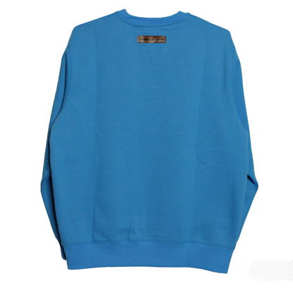 Light Blue Winter-Season Sweatshirt