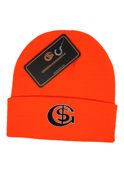 Orange Neon- Unisex Reversible Beanies