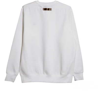 White Winter-Season Sweatshirt